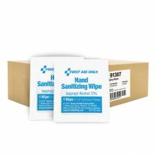 First Aid Only 91307 Hand Sanitizing Wipes, 70% Alcohol Formula, 1,000/CA