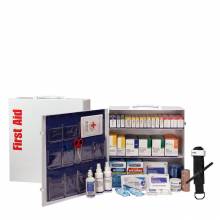 First Aid Only 91340 100 Person ANSI 2021 Class B, 3 Shelf First Aid Cabinet