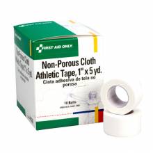First Aid Only H638 1"x5 yd. Cloth Athletic First Aid Tape, 10/box