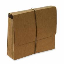 AbilityOne 7520014376364 SKILCRAFT Expanding File Pocket - Letter - 8.5" x 11" - 15" Expansion - 1 Each - Brown