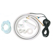 25FT 1/4" -3/8" Ductless Line Set Kits for Mini Split System with 26FT Digital Cable(MSK25-1438)