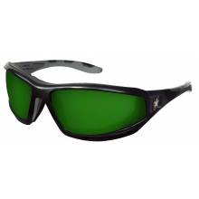 MCR Safety RP2130 Reaper 2 Black Frm w/ Temples 3.0 Green (1PR)