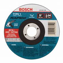 Bosch TCW1S500 5 X .040 X 7/8 TYPE 1 THIN CUTTING DISC AS60INOX-BF FOR STAINLESS/METAL  (BULK)