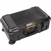 Pelican V525 Vault Rolling Case with With Padded Dividers, Black