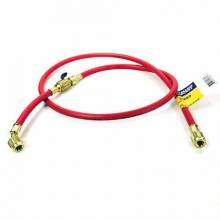 Yellow Jacket 25660 60", Red, PLUS II 1/4" hose with FlexFlow valve
