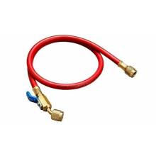 Yellow Jacket 29648 48", Red, compact ball valve, PLUS II 1/4" hose