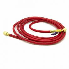Yellow Jacket 29712 12", Red, compact ball valve, PLUS II 1/4" hose