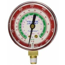 Yellow Jacket 49001 2 1/2" gauge, red pressure, 0-500 psi, R-12/22/502 (°F) 