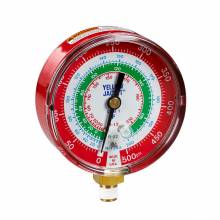 Yellow Jacket 49103 3-1/8", red pressure, 0-500 psi, R12/22/134a gauge (°F)