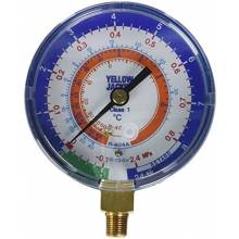 Yellow Jacket 49264 3-1/8", blue compound, bar/MPa, R134a/404A/407C certified gauge (°C)