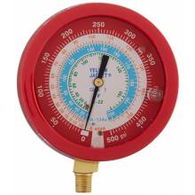 Yellow Jacket 49513 3-1/2" L/F, red pressure, 0-500 psi, R22/134a/404A (°F) 