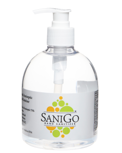SaniGo - Industrial Grade Hand Sanitizer - Liquid - 500mL w/ Pump, Case of 2